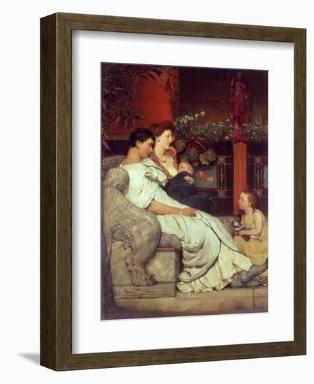 A Roman Family-Sir Lawrence Alma-Tadema-Framed Giclee Print