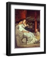 A Roman Family-Sir Lawrence Alma-Tadema-Framed Giclee Print