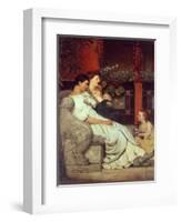 A Roman Family-Sir Lawrence Alma-Tadema-Framed Giclee Print