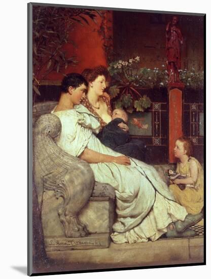 A Roman Family-Sir Lawrence Alma-Tadema-Mounted Giclee Print