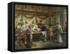 A Roman Feast-Roberto Bompiani-Framed Stretched Canvas
