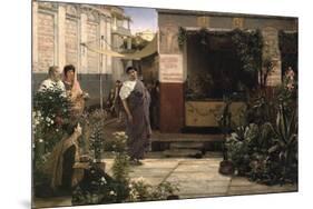 A Roman Flower Market, 1868-Sir Lawrence Alma-Tadema-Mounted Giclee Print