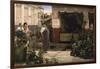 A Roman Flower Market, 1868-Sir Lawrence Alma-Tadema-Framed Giclee Print