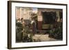 A Roman Flower Market, 1868-Sir Lawrence Alma-Tadema-Framed Giclee Print