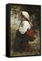 A Roman Girl-Jacob Henricus Maris-Framed Stretched Canvas