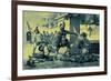 A Roman Holiday, Combat of Gladiators-English-Framed Giclee Print