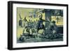 A Roman Holiday, Combat of Gladiators-English-Framed Giclee Print