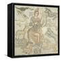 A Roman Marble Mosaic Depicting Orpheus, Eastern Mediterranean, 204 AD-null-Framed Stretched Canvas