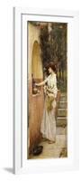 A Roman Offering-John William Waterhouse-Framed Premium Giclee Print