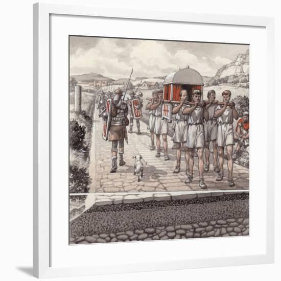 A Roman Road-Pat Nicolle-Framed Giclee Print