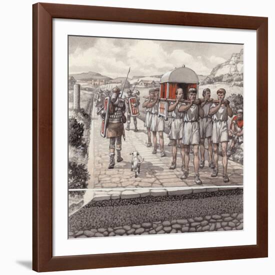 A Roman Road-Pat Nicolle-Framed Giclee Print