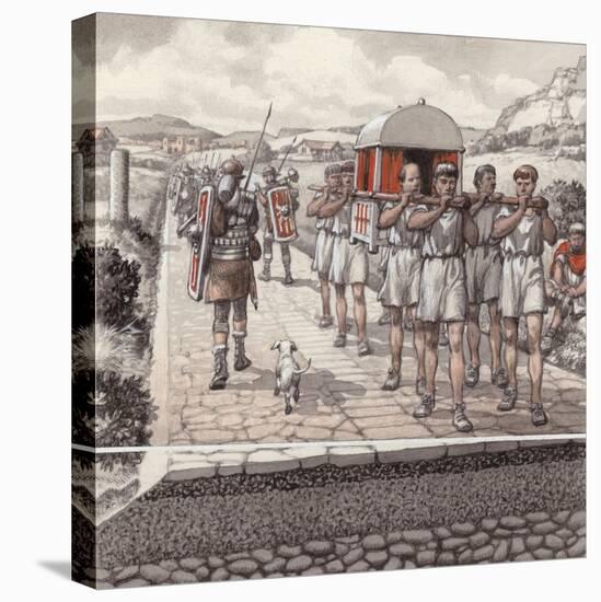 A Roman Road-Pat Nicolle-Stretched Canvas