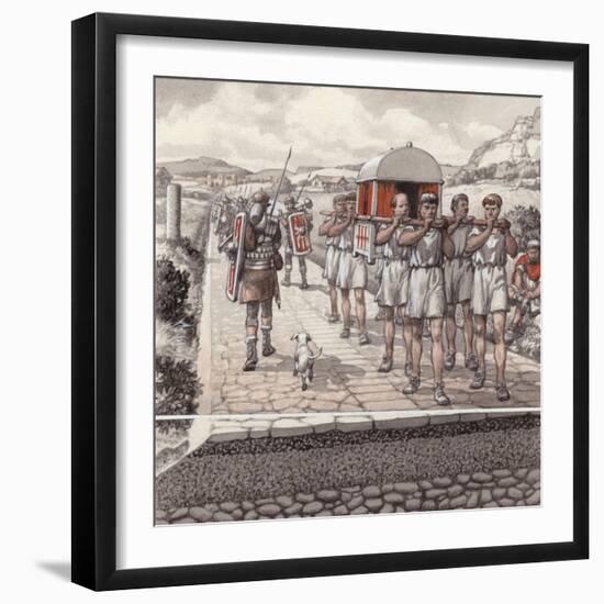 A Roman Road-Pat Nicolle-Framed Giclee Print