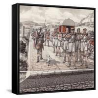 A Roman Road-Pat Nicolle-Framed Stretched Canvas