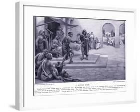 A Roman Sale-Norman Prescott Davies-Framed Giclee Print