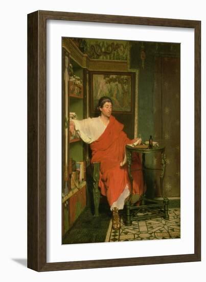 A Roman Scribe-Sir Lawrence Alma-Tadema-Framed Giclee Print