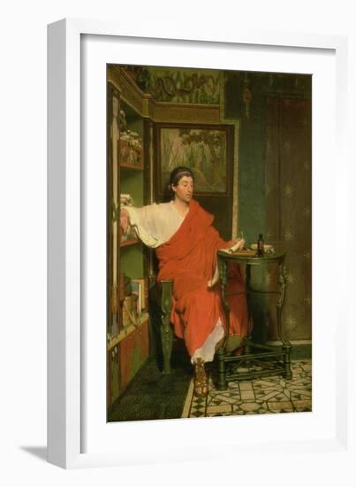 A Roman Scribe-Sir Lawrence Alma-Tadema-Framed Giclee Print