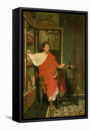 A Roman Scribe-Sir Lawrence Alma-Tadema-Framed Stretched Canvas