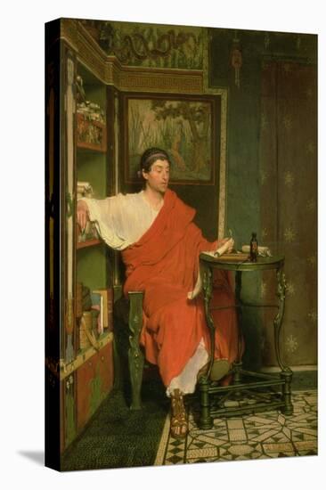 A Roman Scribe-Sir Lawrence Alma-Tadema-Stretched Canvas