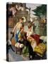 A Roman Spectacle (Oil on Canvas)-Blas Olleros y Quintana-Stretched Canvas