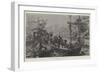 A Roman Spectacular Naval Battle-Ulpiano Checa Y Sanz-Framed Giclee Print