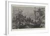 A Roman Spectacular Naval Battle-Ulpiano Checa Y Sanz-Framed Giclee Print