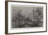 A Roman Spectacular Naval Battle-Ulpiano Checa Y Sanz-Framed Giclee Print