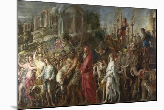 A Roman Triumph, C.1630-Peter Paul Rubens-Mounted Giclee Print