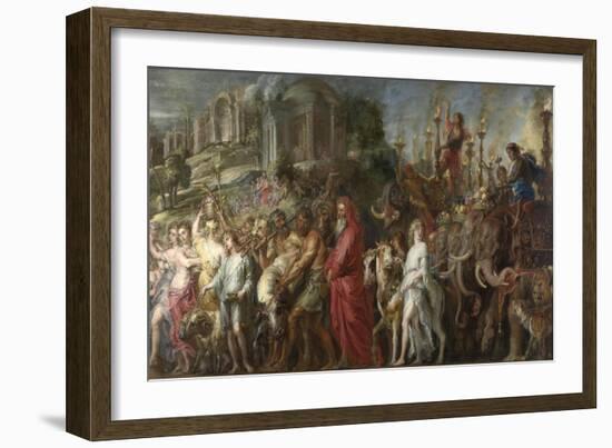 A Roman Triumph, C.1630-Peter Paul Rubens-Framed Giclee Print