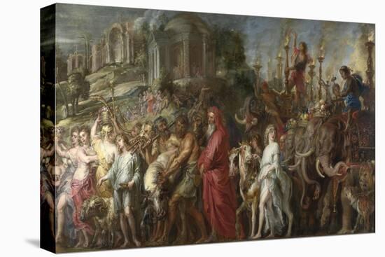 A Roman Triumph, C.1630-Peter Paul Rubens-Stretched Canvas