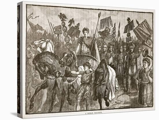 A Roman Triumph (Litho)-English-Stretched Canvas