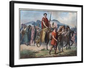 A Roman Triumph-Stefano Bianchetti-Framed Giclee Print