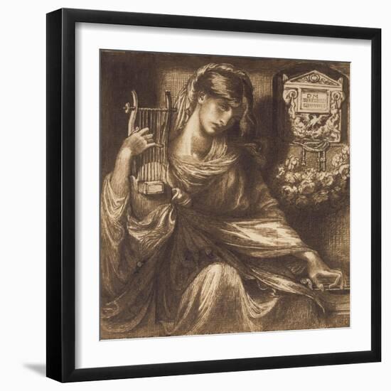 A Roman Widow, 19th Century-Dante Gabriel Charles Rossetti-Framed Giclee Print