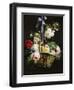 A Romantic Basket of Flowers-Antoine Berjon-Framed Giclee Print