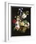 A Romantic Basket of Flowers-Antoine Berjon-Framed Giclee Print