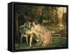 A Romantic Interlude-Joseph Frederic Soulacroix-Framed Stretched Canvas