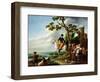 A Romantic Meeting-Louis Joseph Watteau-Framed Giclee Print