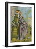 A Romantic Surprise-Walter Crane and Kate Greenaway-Framed Giclee Print