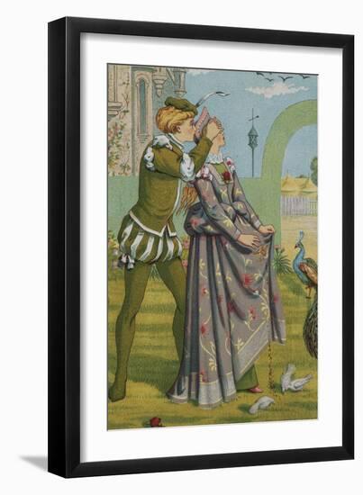 A Romantic Surprise-Walter Crane and Kate Greenaway-Framed Giclee Print