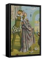 A Romantic Surprise-Walter Crane and Kate Greenaway-Framed Stretched Canvas