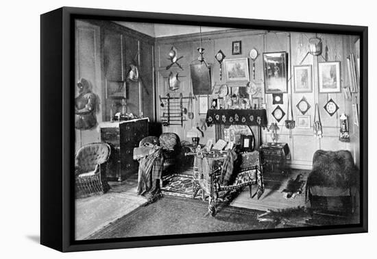 A Room in Stirling Castle, Scotland, 1924-1926-Valentine & Sons-Framed Stretched Canvas