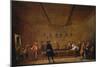 A Room of Game of Billiard at Paris, c. 1725-null-Mounted Giclee Print