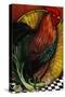 A Rooster in the Kitchen-Jan Panico-Stretched Canvas
