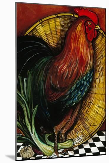 A Rooster in the Kitchen-Jan Panico-Mounted Giclee Print