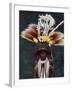 A Roro Chief Dressed for a Ceremonial Dance, Papua New Guinea, 1920-Charles Gabriel Seligman-Framed Giclee Print