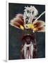 A Roro Chief Dressed for a Ceremonial Dance, Papua New Guinea, 1920-Charles Gabriel Seligman-Framed Giclee Print