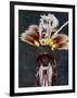 A Roro Chief Dressed for a Ceremonial Dance, Papua New Guinea, 1920-Charles Gabriel Seligman-Framed Premium Giclee Print