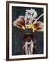 A Roro Chief Dressed for a Ceremonial Dance, Papua New Guinea, 1920-Charles Gabriel Seligman-Framed Giclee Print