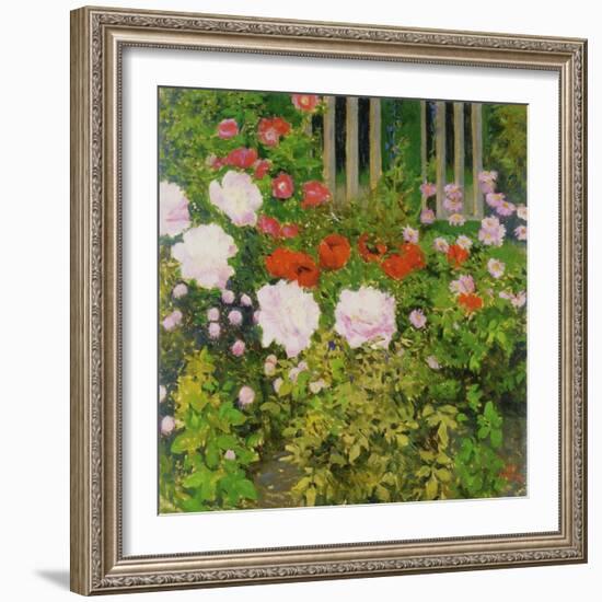 A Rose Hedge-Koloman Moser-Framed Giclee Print