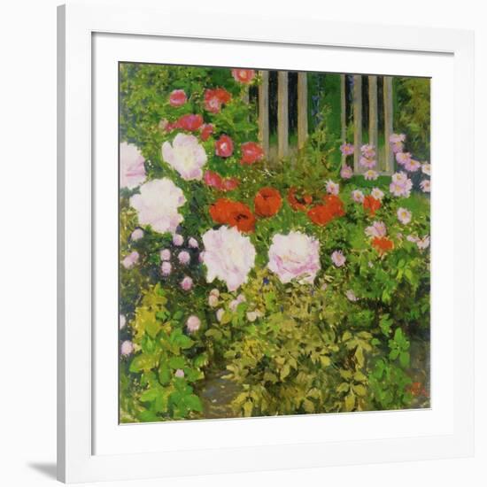 A Rose Hedge-Koloman Moser-Framed Giclee Print